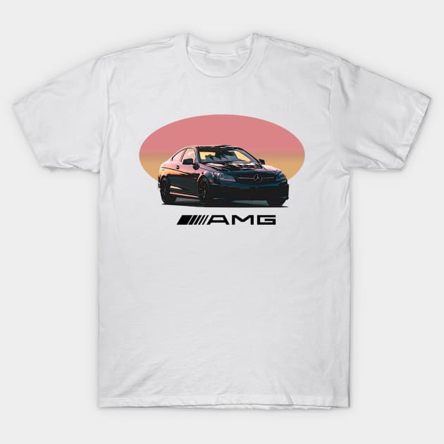 Mercedes Benz C63 AMG W204 T-Shirt by Woreth